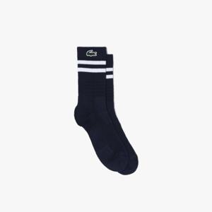 라코스테 공식 남성 롱기장 스트라이프 스포츠 쿠셔닝 양말 RA1095-55G 525