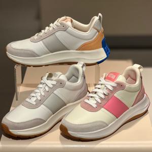 핏플랍 25S/S F-모드 레더/스웨이드 믹스 여성 플랫폼 스니커즈 FFSO5E051 3종택일