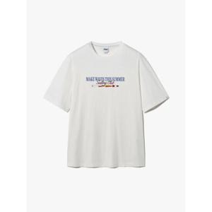 [휠라] FILA 남여공용 세일링 레터링 수피마 반팔티 FS2RSH2118X