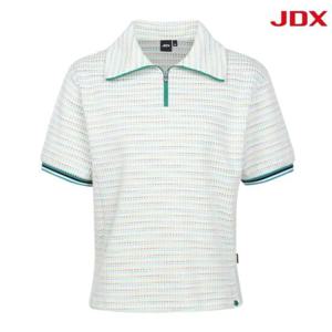JDX 세이브존07 여성 멀티컬러 반집업티 X2TSV6556GN