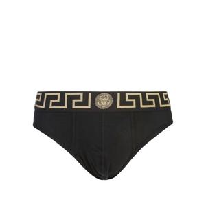 베르사체 팬티 AU10327 1A10011A80G BLACK GOLD GREEK
