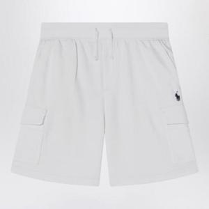 POLO RALPH LAUREN 화이트 코튼 블렌드 숏팬츠 322958158CO/Q_POLOR-WHT