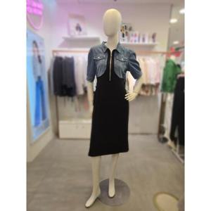 수스 세이브존03 볼레로배색 데님 원피스 KSMS252BJO401
