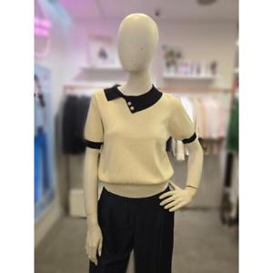 수스 세이브존03 배색 카라니트 S252BSW452SM-1