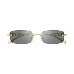 남성 Gucci Eyewear 직사각형 프레임 선글라스 003GDGY