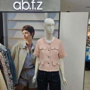 Ab.f.z DP01 반팔라운드트위드재킷 AFZ2HJ01