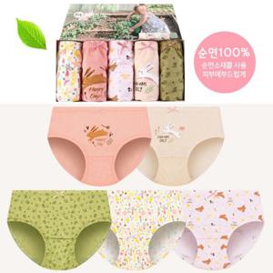 [제이투와이]엠알키즈 클로이 여삼각 5매입 아동팬티 아동속옷