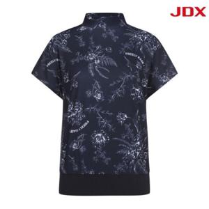 JDX 세이브존07 여성 패턴 하이넥 티셔츠 X2TSW6554
