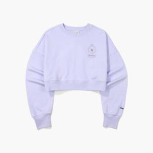 디아도라긴팔티 KQJ D4122LFS22VOL 컴피 크롭 맨투맨 VIOLET