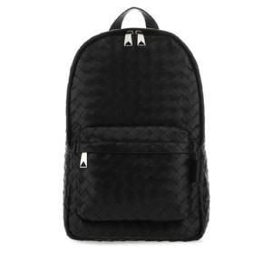 BOTTEGA VENETA 보테가 베네타 인트레치아토 블랙 스몰 백팩 2008354
