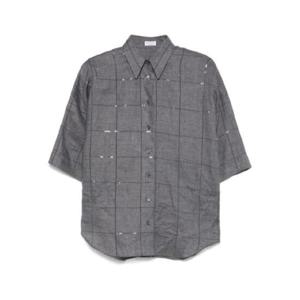 BRUNELLO CUCINELLI 브루넬로 쿠치넬리 그레이 셔츠   블라우스 1976419