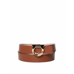 [SALVATORE FERRAGAMO] 여성 벨트 간치니 인 카프스킨 230299775535005 Brown /8