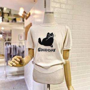 르피타 L252BSW504 르고양이반팔니트