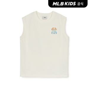 [MLB키즈 공식] 모노그램 빅럭스 민소매티셔츠 NY (Cream) 7ATKM0153-50CRS