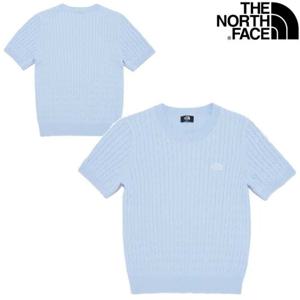 노스페이스 NT7AR30 여성 홀리데이 반팔 스웨터 NT7AR30C