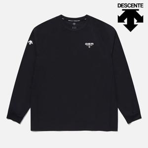 [데상트] GER 팀 스트레치 우븐 긴팔 티셔츠 SP123IWH31BLK0 긴팔티