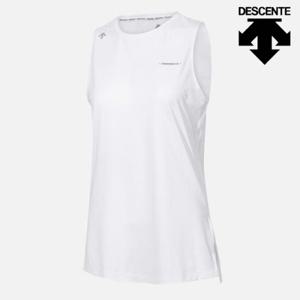 [데상트]데상트 여성 베이직 슬리브리스 SP222TST42WHT0 민소매