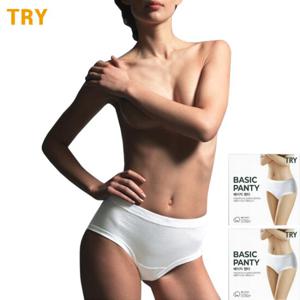 TRY베이직순면백색맥시삼각팬티6매입TWPTB01_TWPT00A