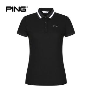 [PING] 여성 카라 포인트 반팔 티셔츠
