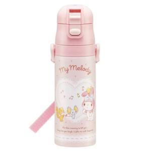 마이멜로디 뮤직 원터치 보온보냉병 470ml 어깨끈물통