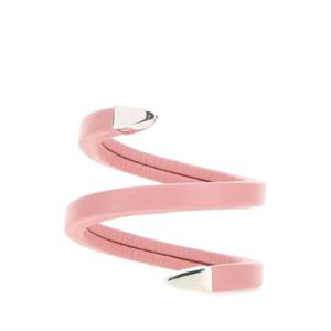 보테가베네타 여성 연핑크 레더 팔찌 608701V507C 5801