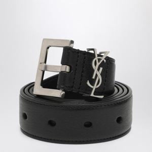 생로랑 벨트 634440BRM0E Black