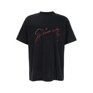 지방시 반팔 티셔츠 BM71MG3YQ4001 Black