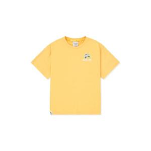 디스커버리키즈반팔티 AQS DKRS56043-ORN 키즈 콜라보 카툰 그래픽(백) 반팔티셔츠