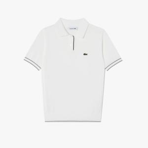 라코스테 공식 여성 베이직 반팔 폴로 스웨터 AH912E-55GF 001