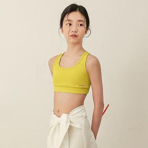 [요가피기](YP60221)스포츠 브라탑_웜올리브/키즈 어린이 운동 필라테스 요가복