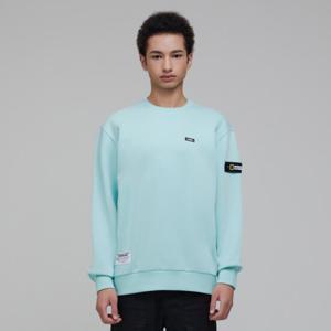 내셔널지오그래픽 N234USW950 폴리카터 스몰 로고 맨투맨 GREEN