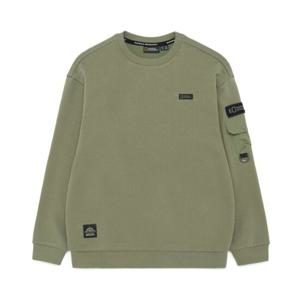 [내셔널지오그래픽 키즈] K233USW820 어드벤처 포켓 맨투맨 LICHENKHAKI