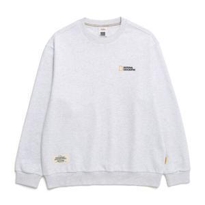 내셔널지오그래픽 N241USW910 베이직 스몰 로고 맨투맨 M IVORY
