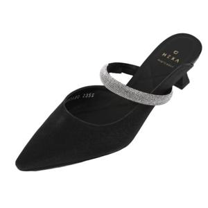 [소다(여성화)]여성 크리스탈 밴드 포인트 블로퍼 5CM ALO381TA