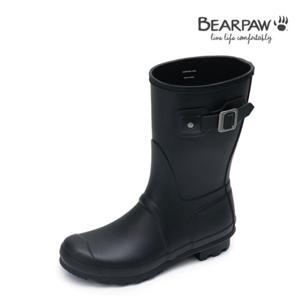베어파우(BEARPAW) TRUDY 여성미들 블랙레인부츠 K2829001QB-W