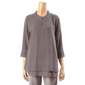 [모라도]셔링이중잔무늬블라우스 RMM8BL460