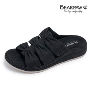 베어파우(BEARPAW) ESME 리본 쿠션슬리퍼 K2842001QB-W