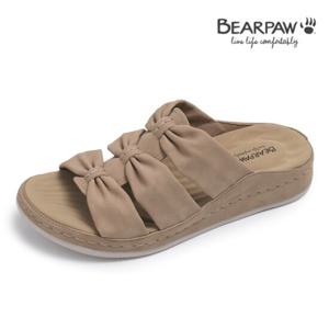 베어파우(BEARPAW) ESME 리본 쿠션슬리퍼 K2842091QB-W