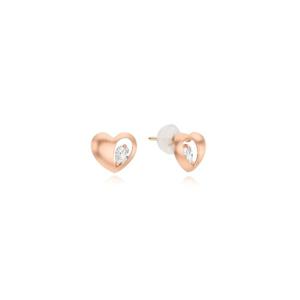 [티르리르] 14K 핑크골드 랑랑 하트 귀걸이 TEPK4P06364M