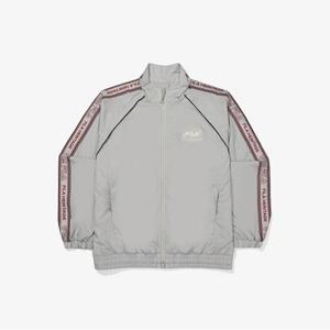 휠라바람막이 KQC FS2JKF3103X-GRY 테입 우븐 바람막이