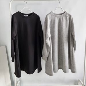 [아이우먼]빅사이즈미디원피스 Q146L408 모어플레어기모원피스 NS