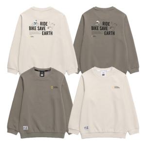 내셔널지오그래픽키즈 K243USW960 ESG 그래픽 맨투맨 2종택 1