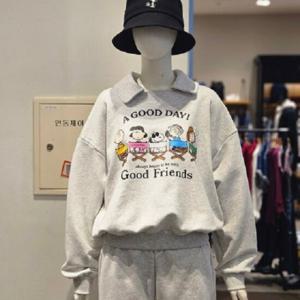 [클라이드앤]클라이드앤 여성 스누피 카라 티셔츠 FODTS972F