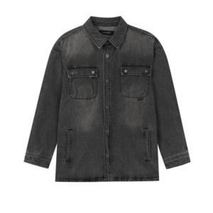 [버커루]남자투포켓 데님 셔켓(B255DS370P)