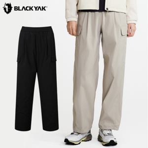블랙야크 여성 롯지 카고팬츠 와이드 트레이닝 운동복 츄리닝 바지 1BYPNSU502