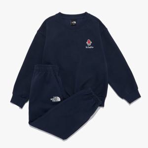 노스페이스 키즈 NM5MR01T 네이비 고 투 트레이닝 세트