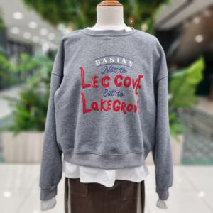 [레코브]레코브 배색레터링기모맨투맨 LG31E2LT502X