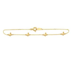 [GB] 입체 나비 14K GOLD 팔찌 LWT16035T