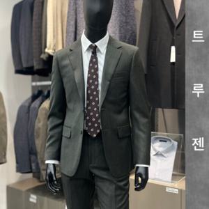 [트루젠]남자 추동 울혼방 3계절 정장 카키 컬러(TGDW0-MTJ360)