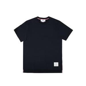 25SS 톰브라운 MJS067A 00042 415 사이드 슬릿 반팔 티셔츠 네이비